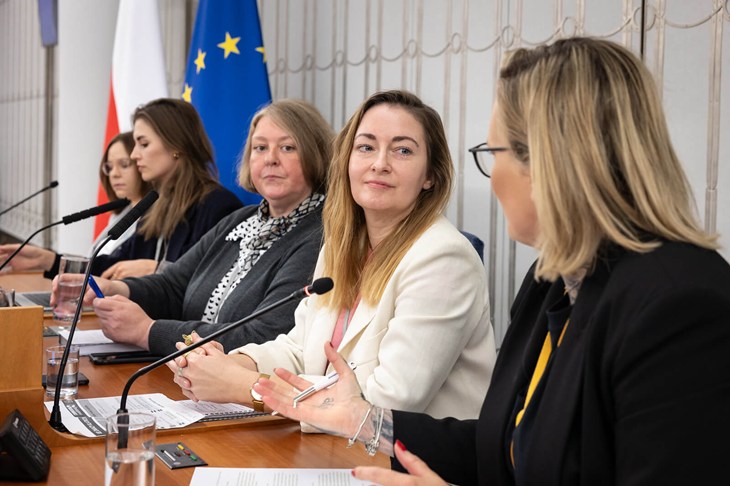Małgorzata Szadkowska w trakcie panelu dotyczącego zwierząt hodowlanych